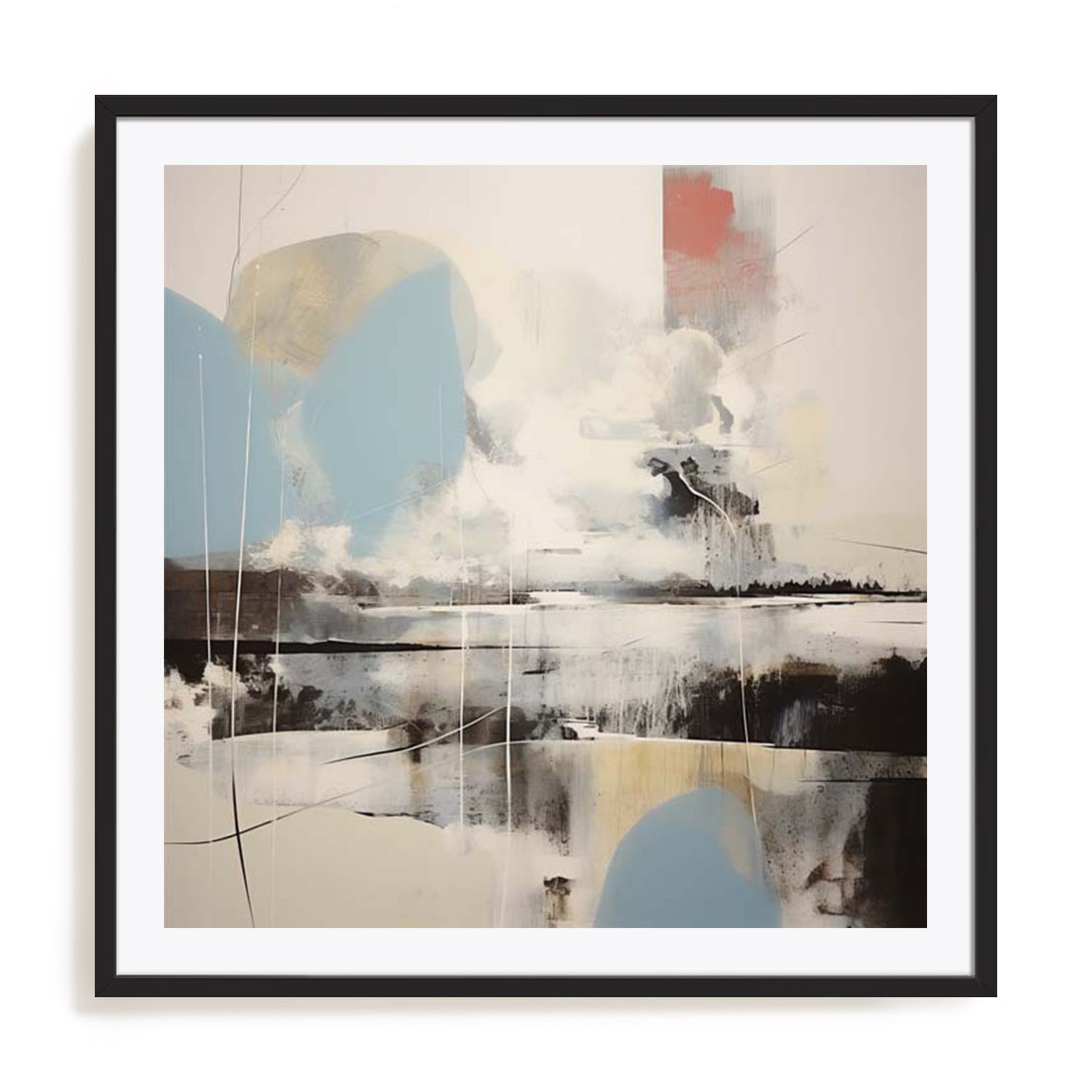 In The Blue Mist II Wall Art