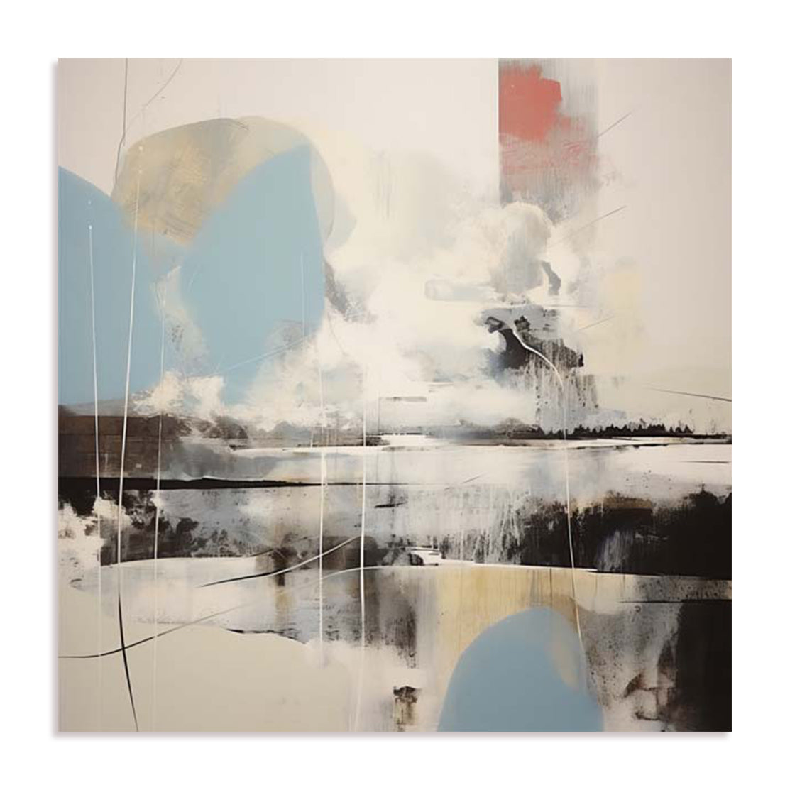 In The Blue Mist II Wall Art