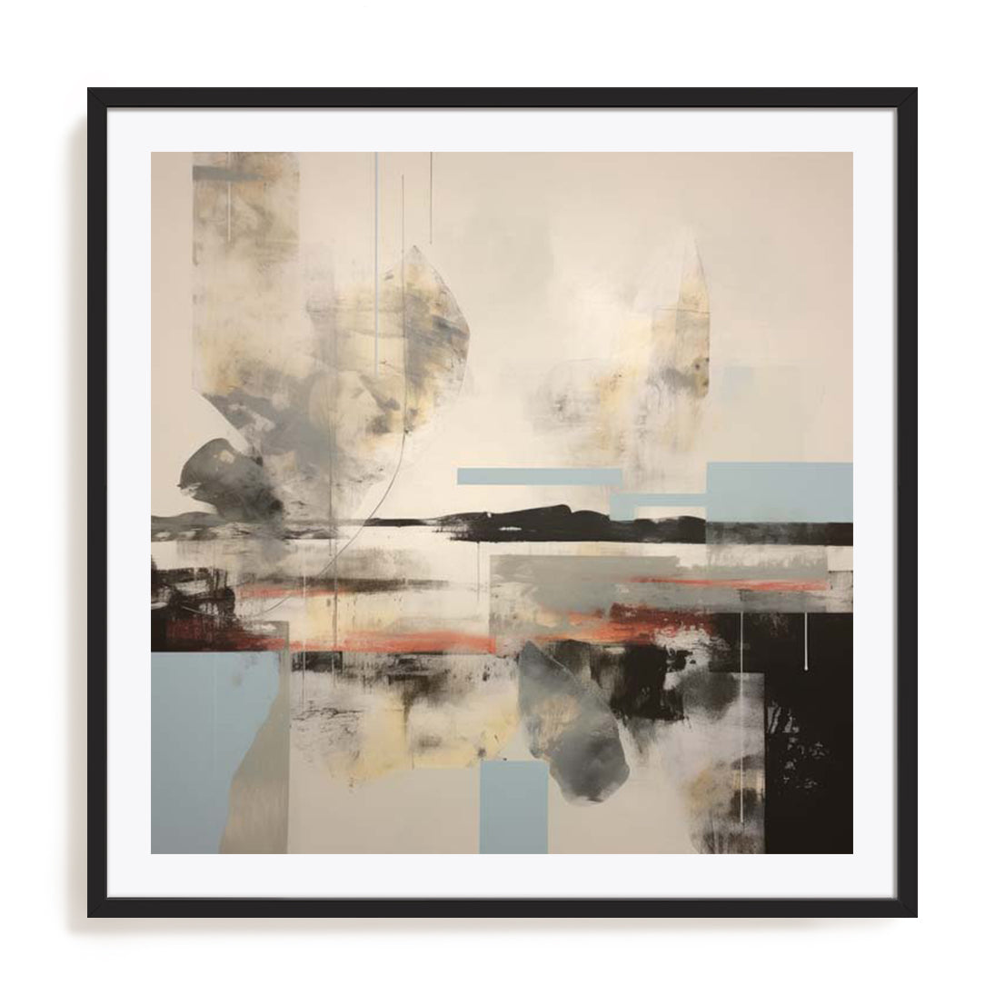 In The Blue Mist III Wall Art