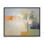 Orange Abstract Forms Wall Art
