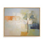 Orange Abstract Forms Wall Art