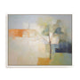 Orange Abstract Forms Wall Art