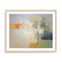 Orange Abstract Forms Wall Art