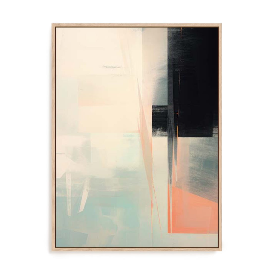Geometric Pink Muted I Wall Art