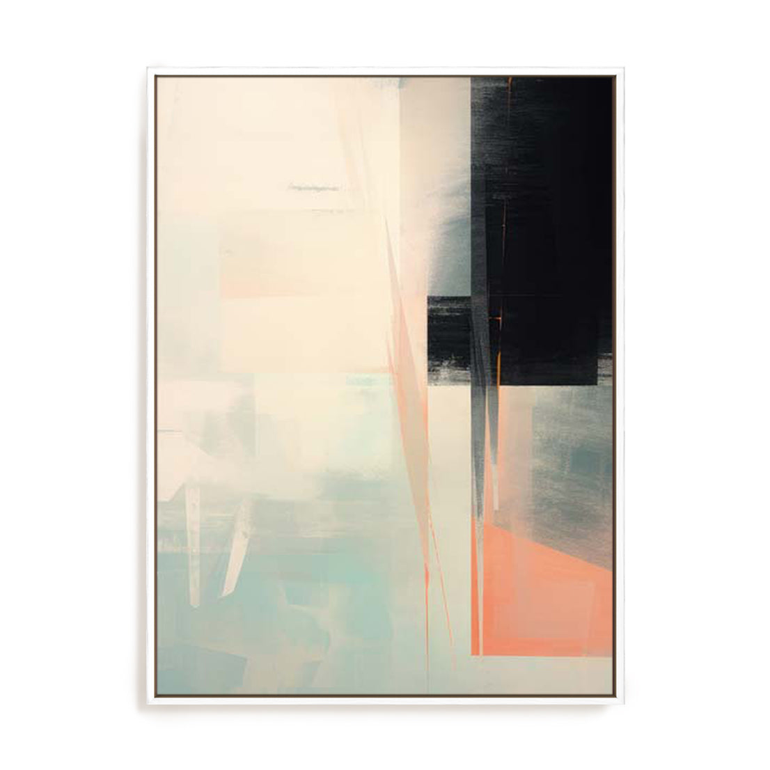 Geometric Pink Muted I Wall Art