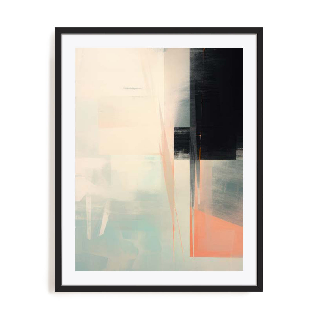 Geometric Pink Muted I Wall Art