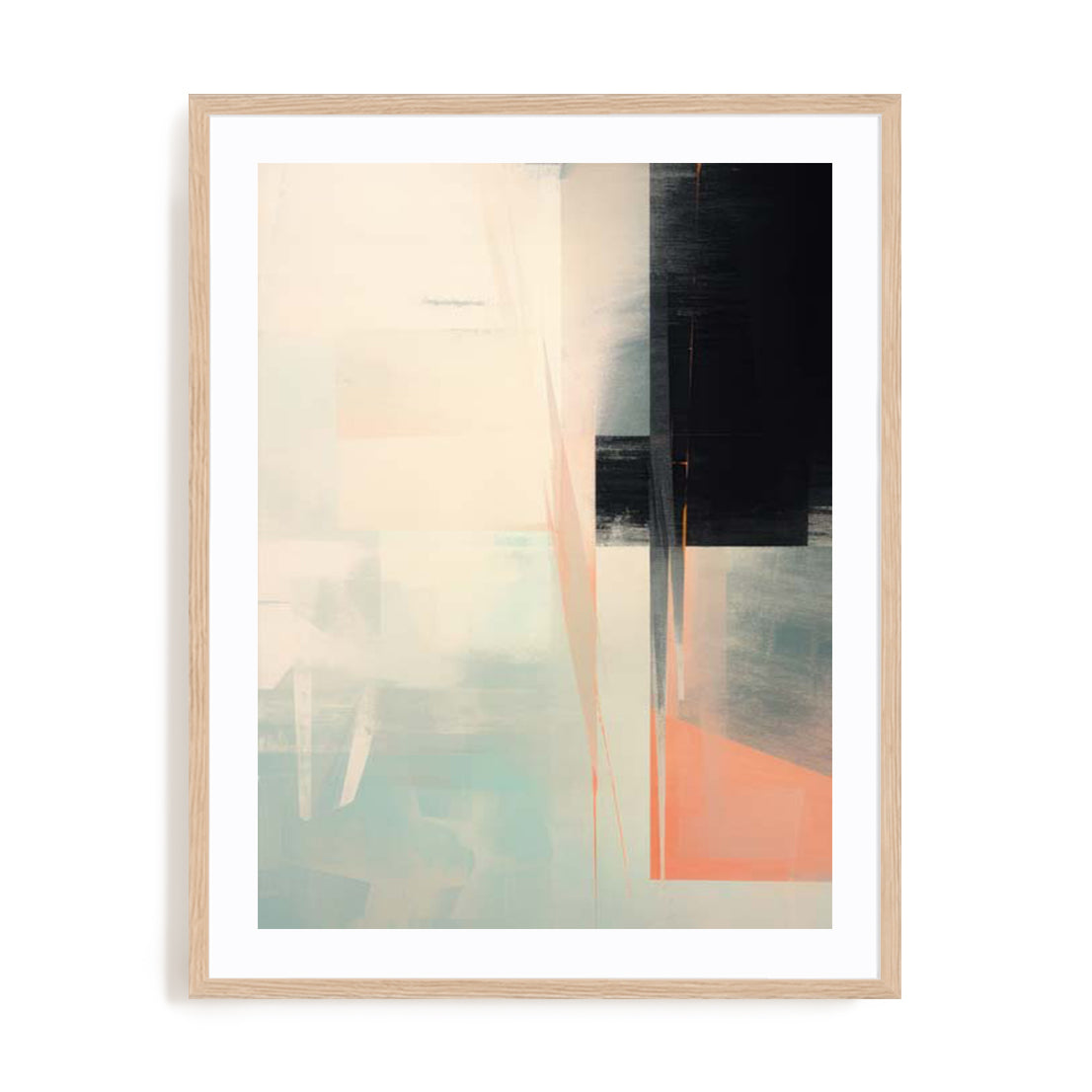Geometric Pink Muted I Wall Art