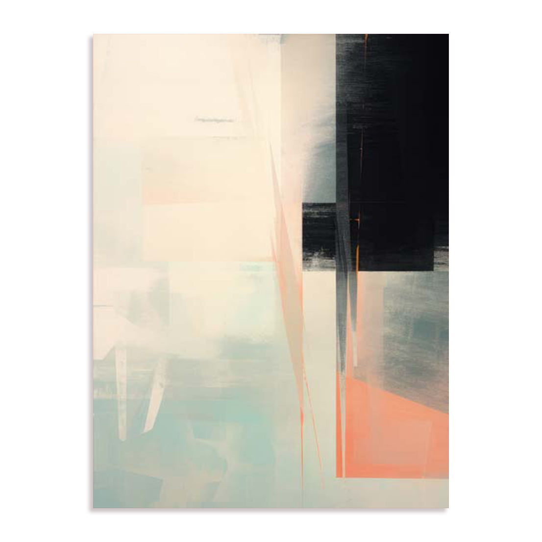 Geometric Pink Muted I Wall Art
