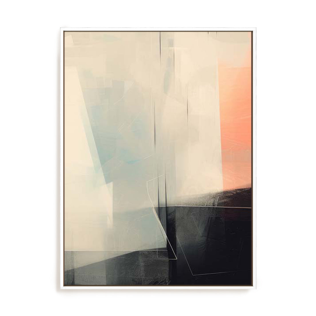 Geometric Pink Muted II Wall Art