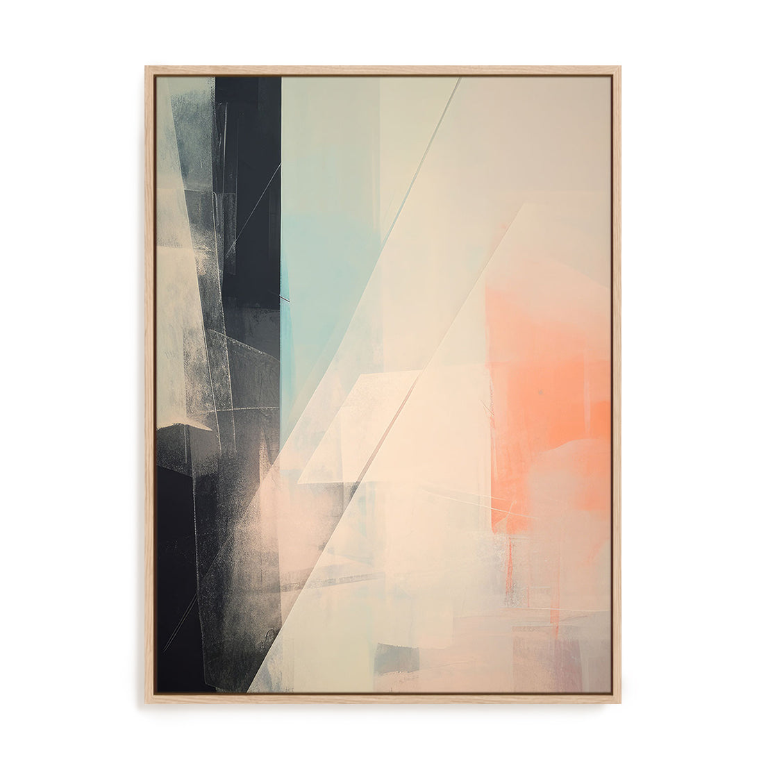 Geometric Pink Muted III Wall Art