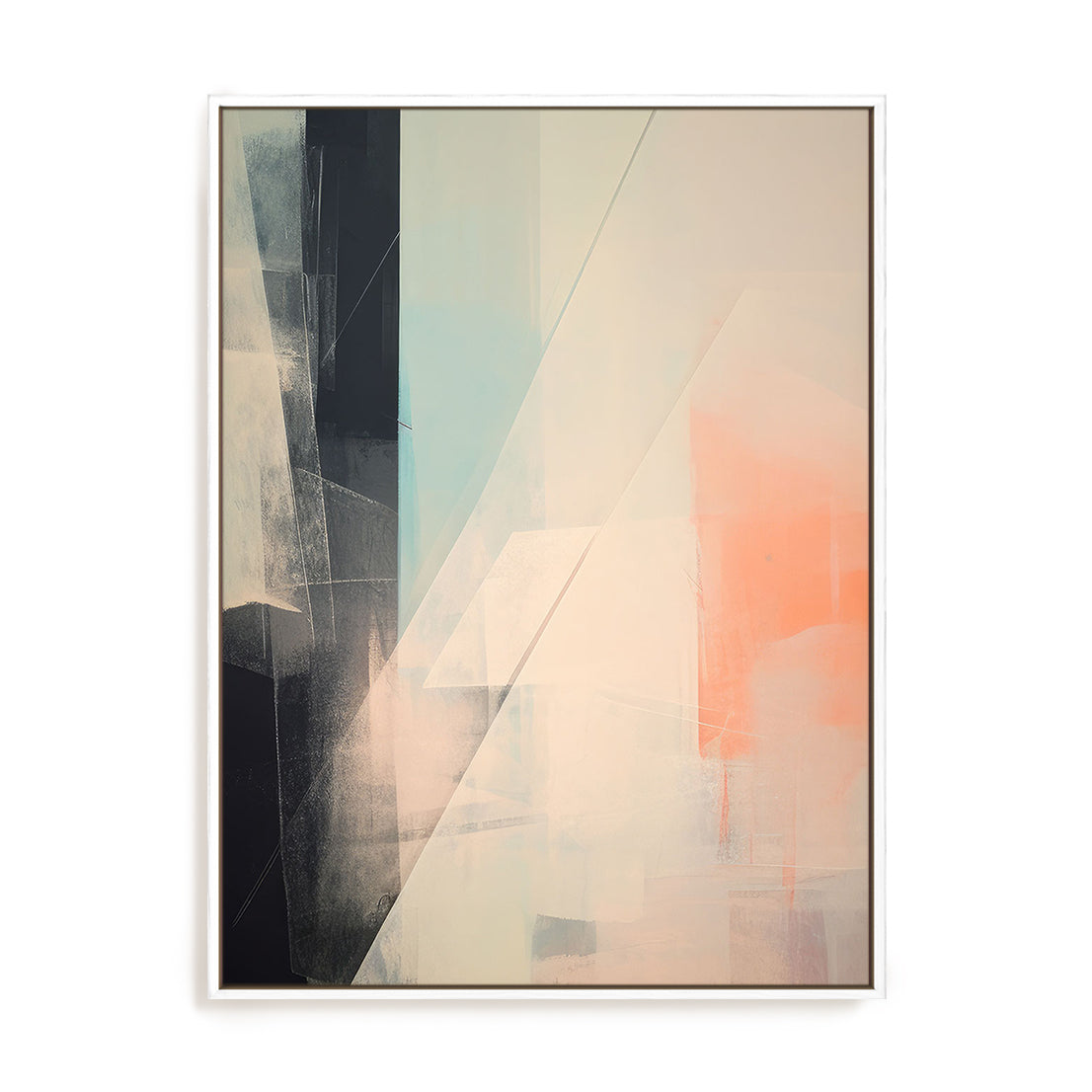 Geometric Pink Muted III Wall Art