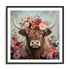 Majestic Moo II Wall Art #oran_black-white-border