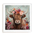 Majestic Moo II Wall Art #oran_white-white-border