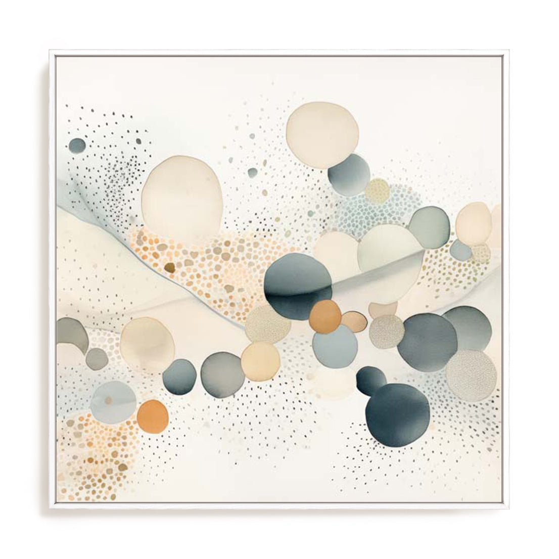 Watercolor Abstract Dots I Wall Art
