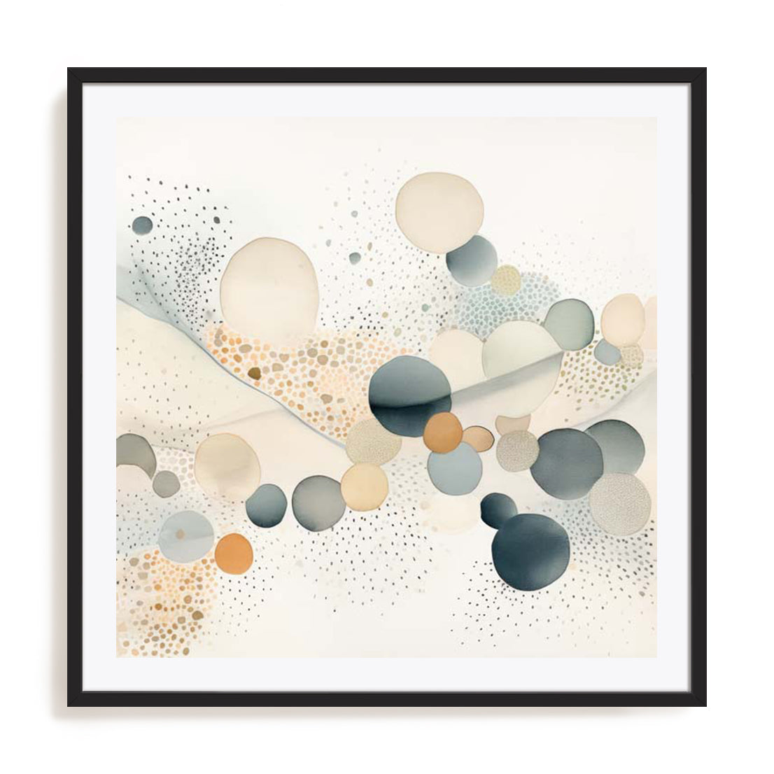 Watercolor Abstract Dots I Wall Art