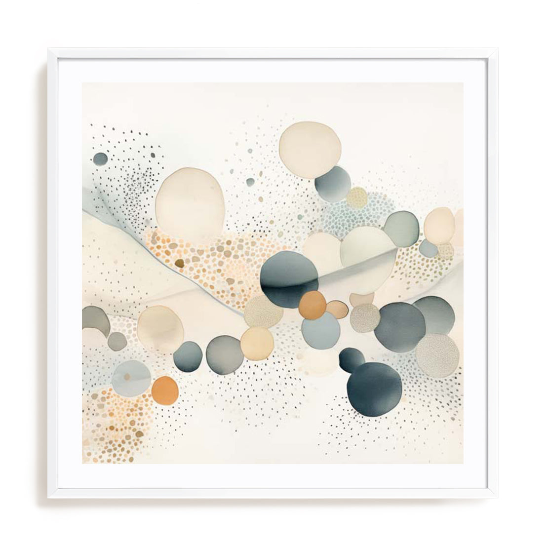 Watercolor Abstract Dots I Wall Art