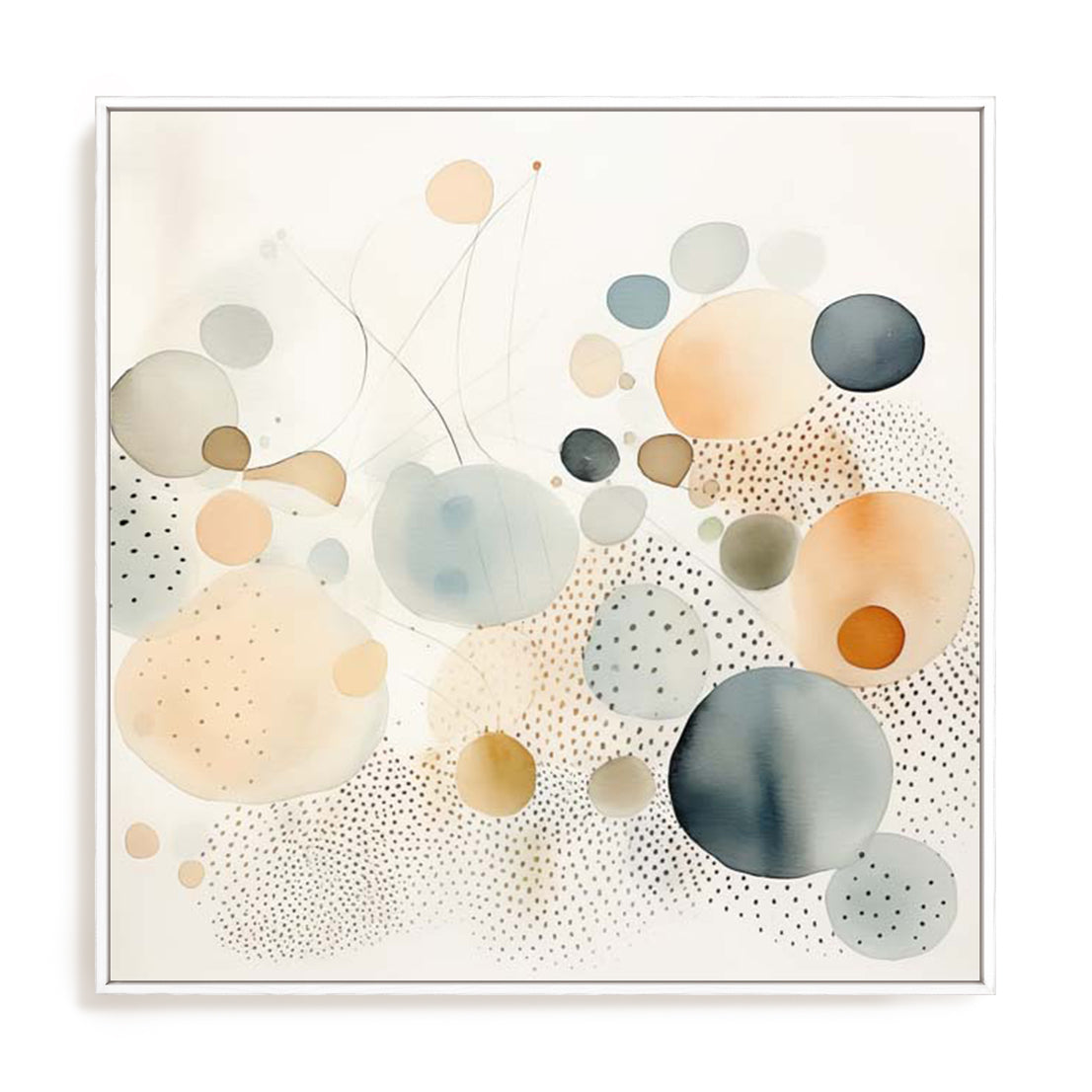 Watercolor Abstract Dots II Wall Art