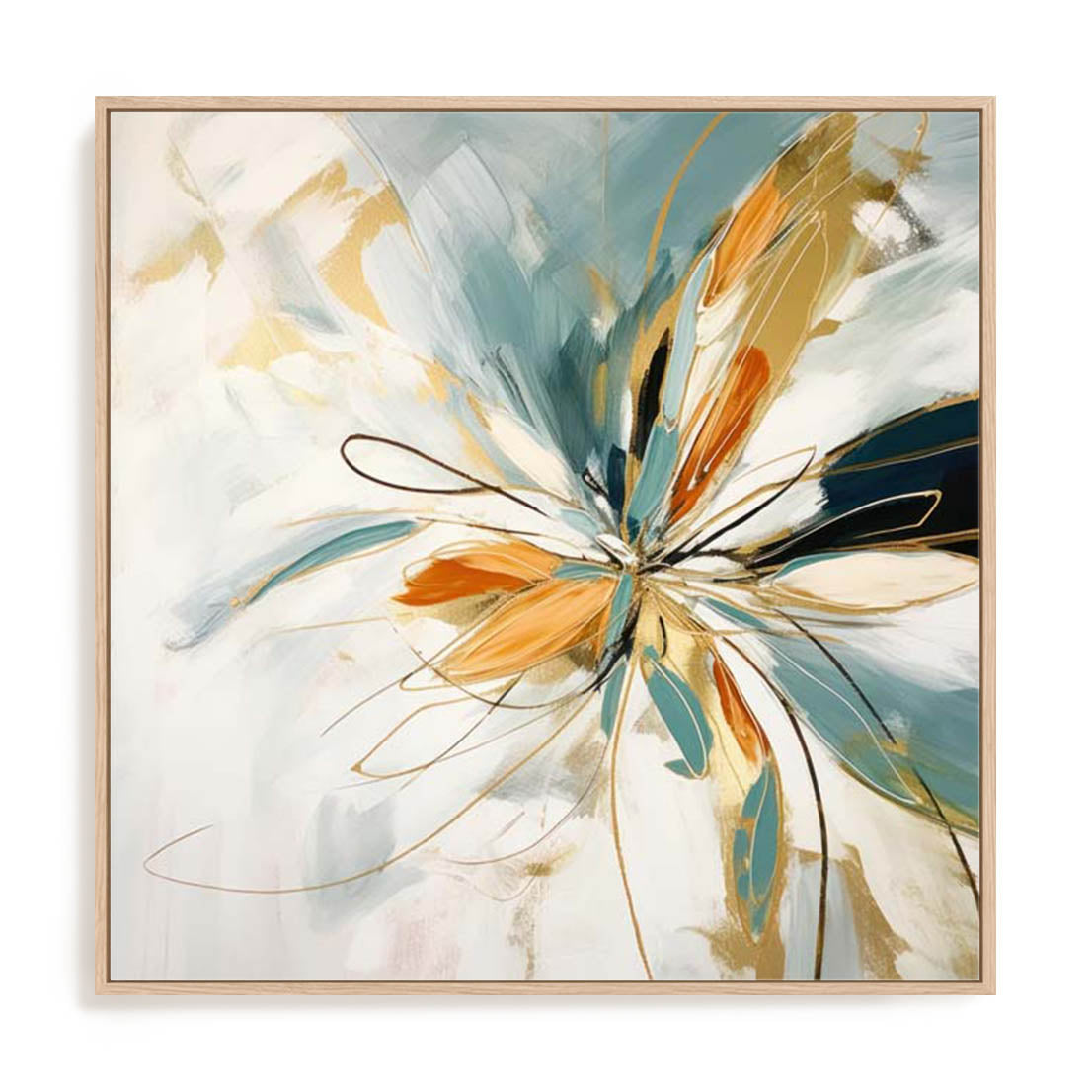 Blossom Abstract Dance II Wall Art