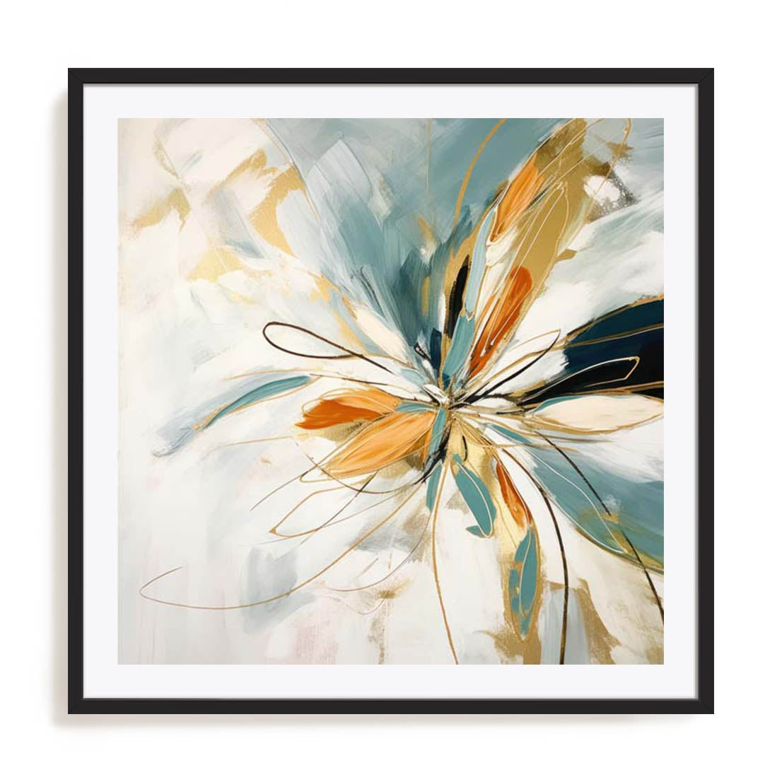 Blossom Abstract Dance II Wall Art