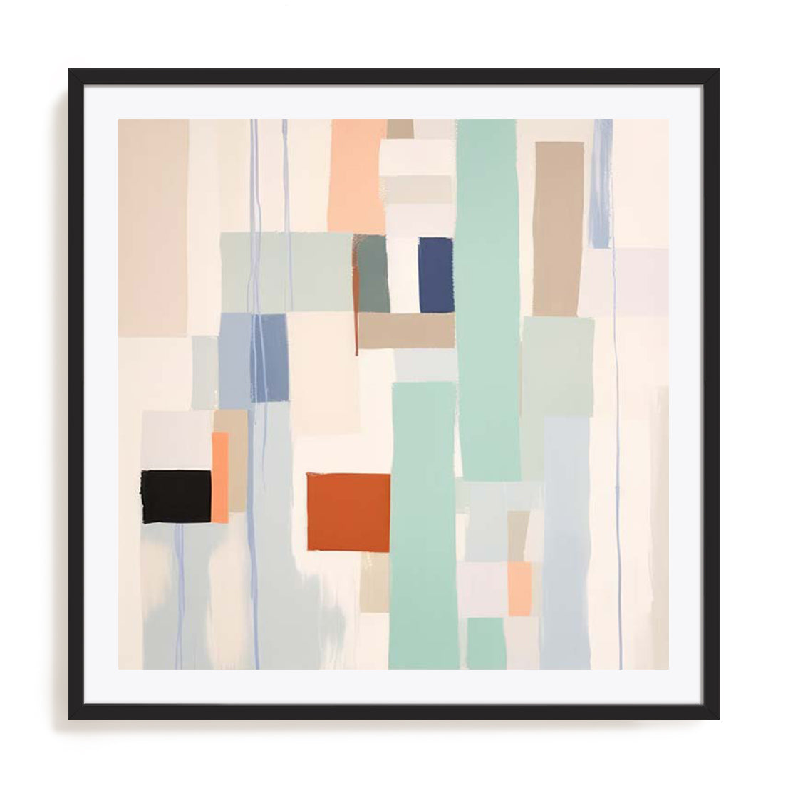 Blue Abstract Visionaries II Wall Art