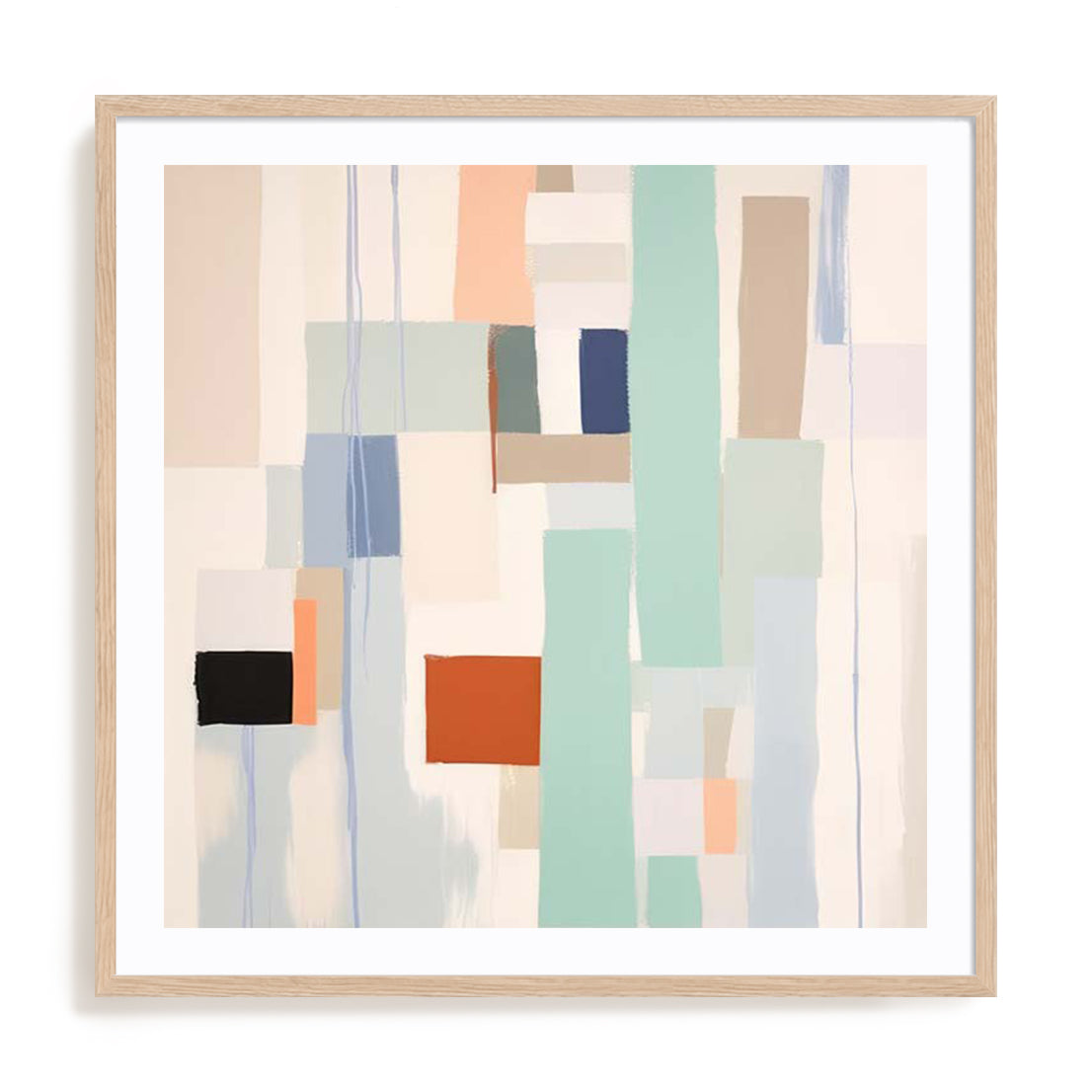 Blue Abstract Visionaries II Wall Art