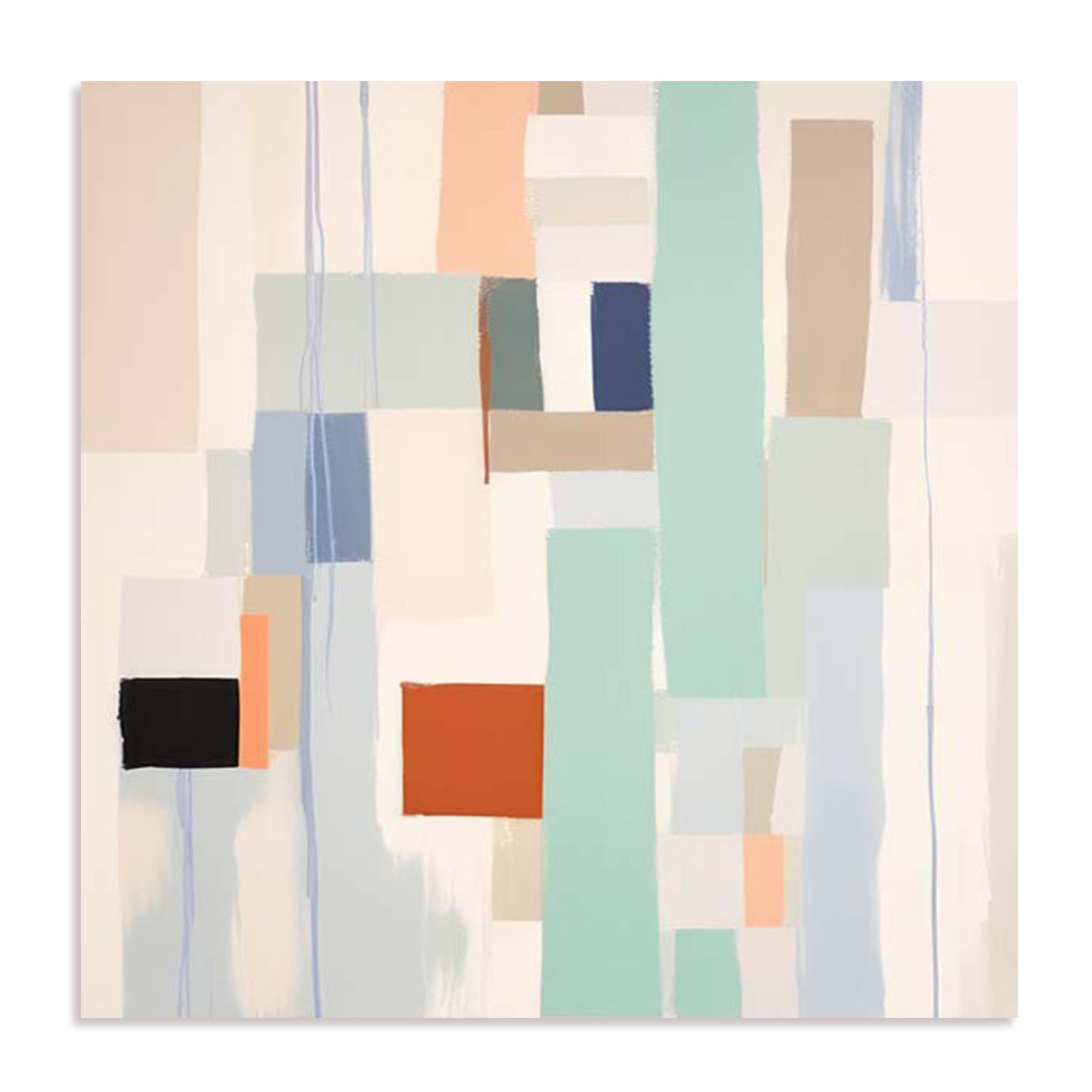 Blue Abstract Visionaries II Wall Art
