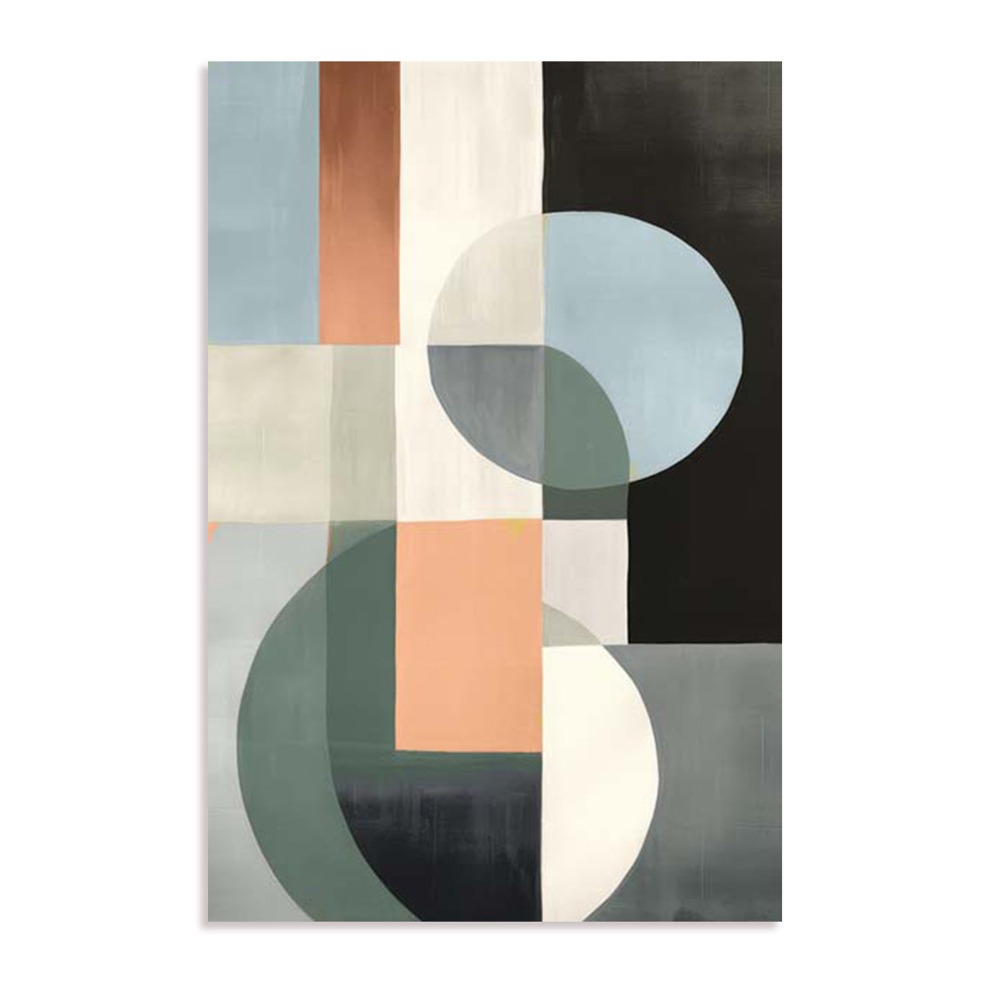 Sage Green Midcentury Magic I Wall Art