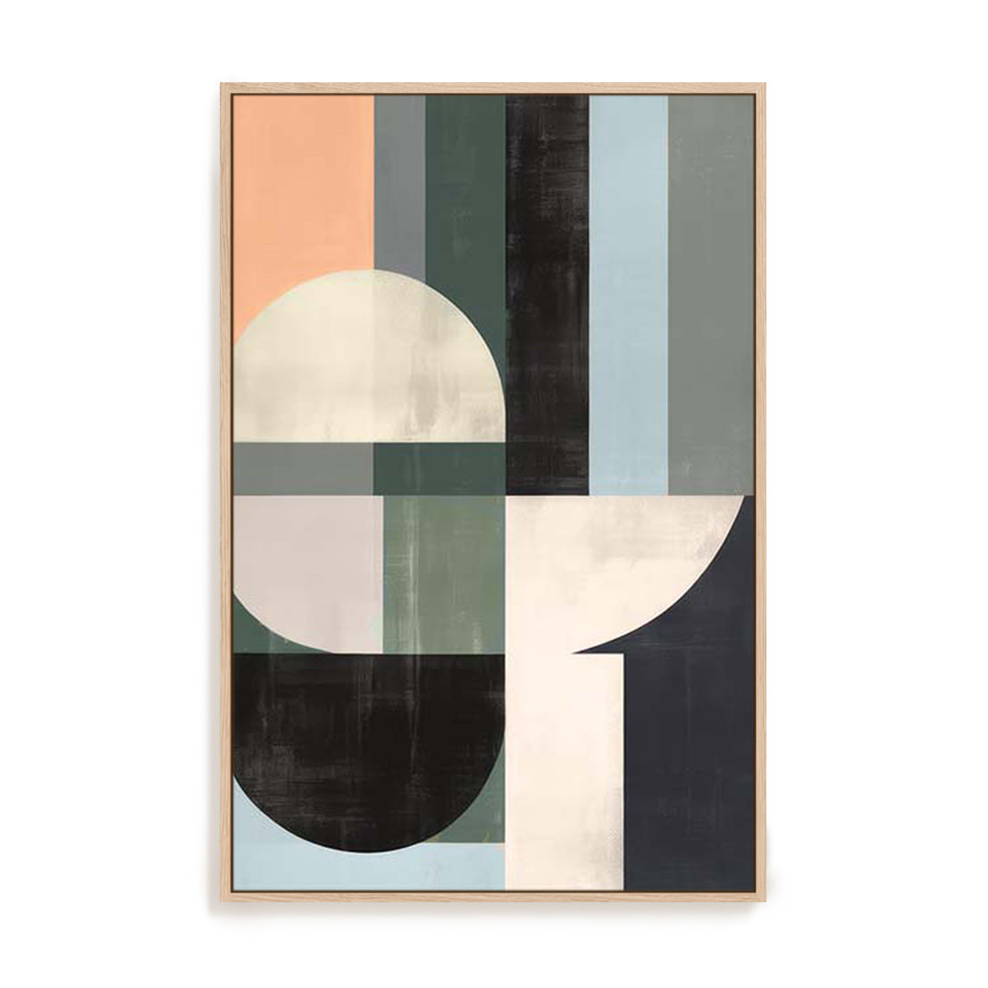 Sage Green Midcentury Magic II Wall Art