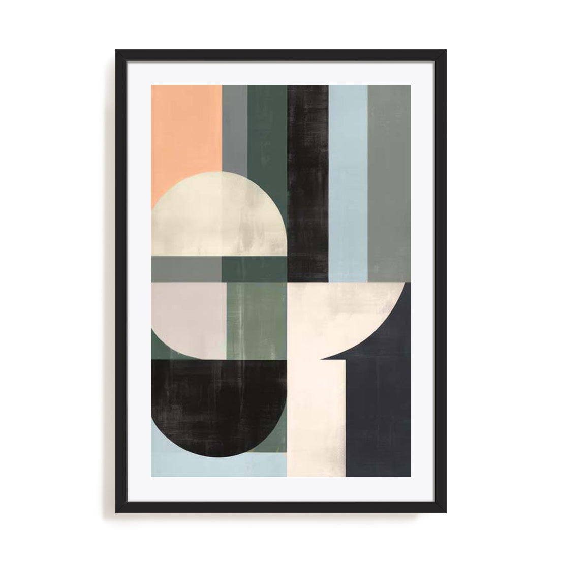 Sage Green Midcentury Magic II Wall Art
