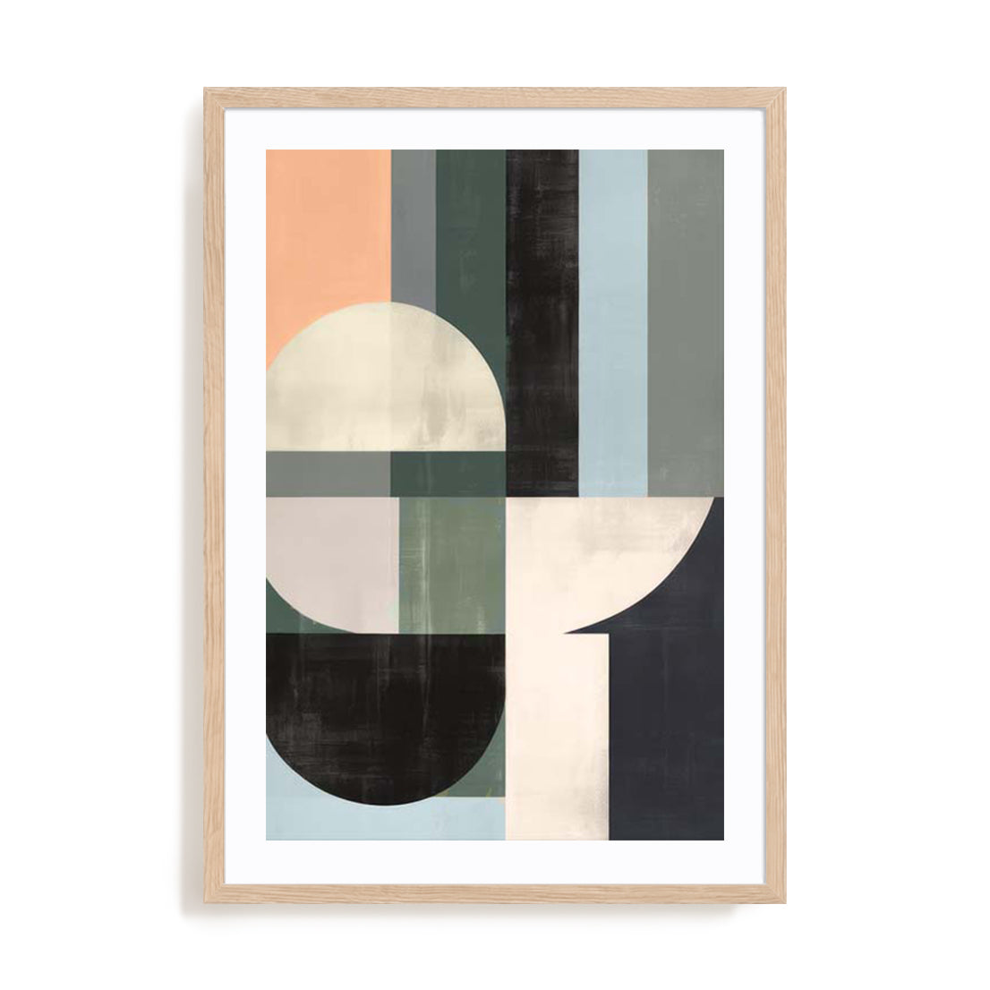 Sage Green Midcentury Magic II Wall Art