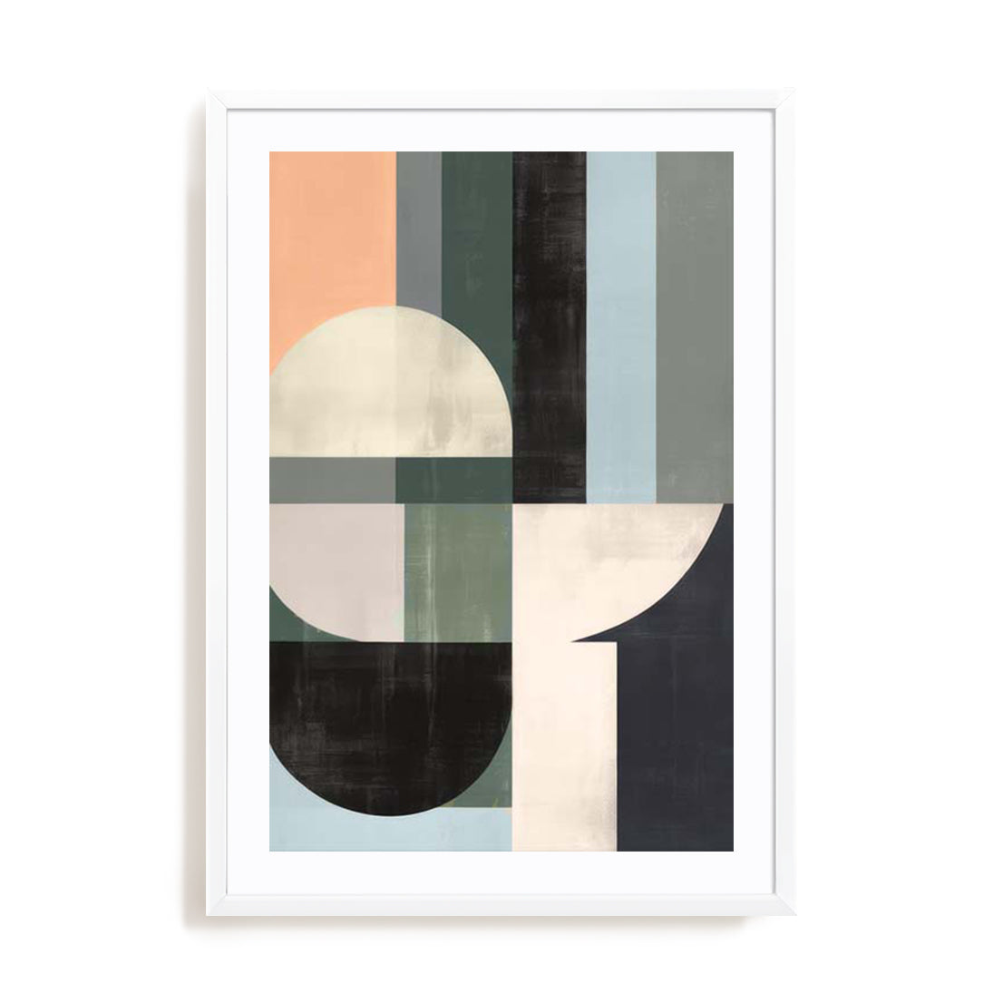 Sage Green Midcentury Magic II Wall Art