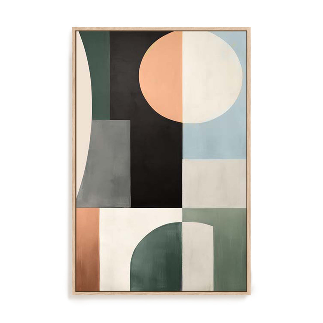 Sage Green Midcentury Magic III Wall Art