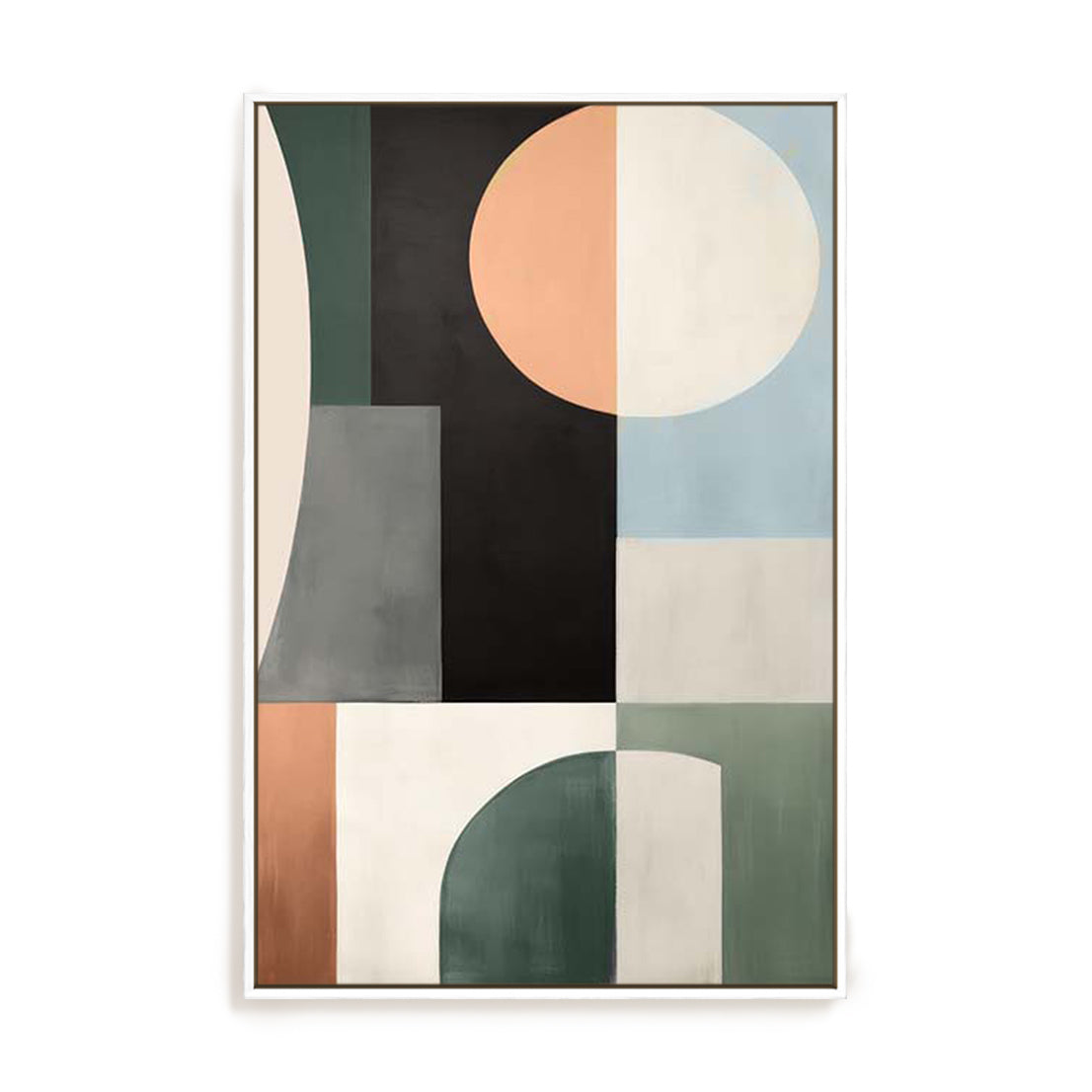 Sage Green Midcentury Magic III Wall Art