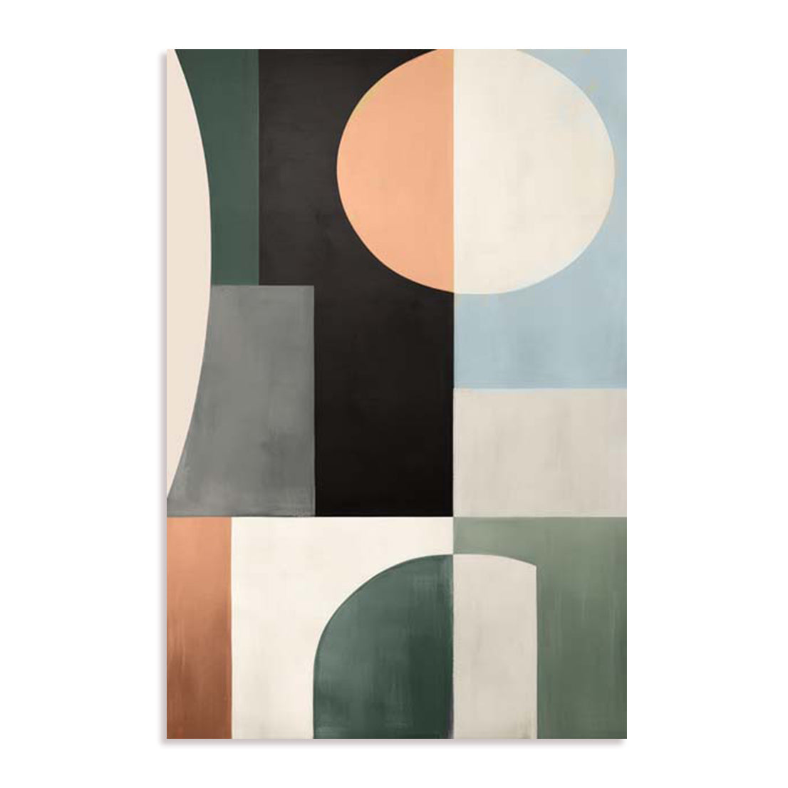 Sage Green Midcentury Magic III Wall Art