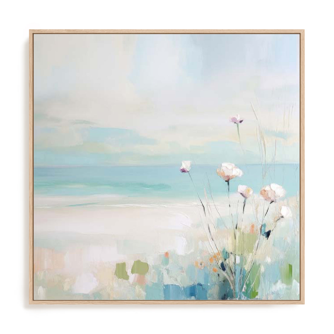 Blue Abstracted Waters I Wall Art