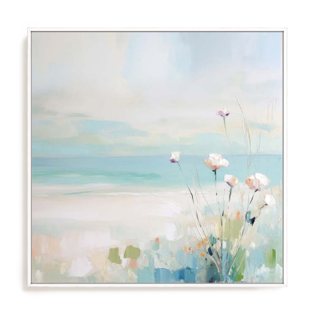 Blue Abstracted Waters I Wall Art