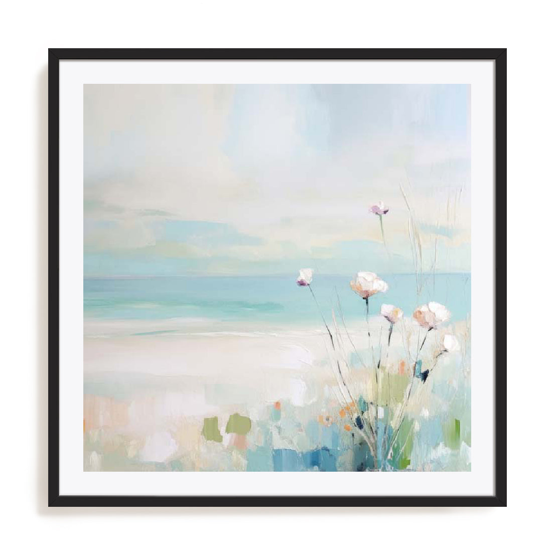 Blue Abstracted Waters I Wall Art