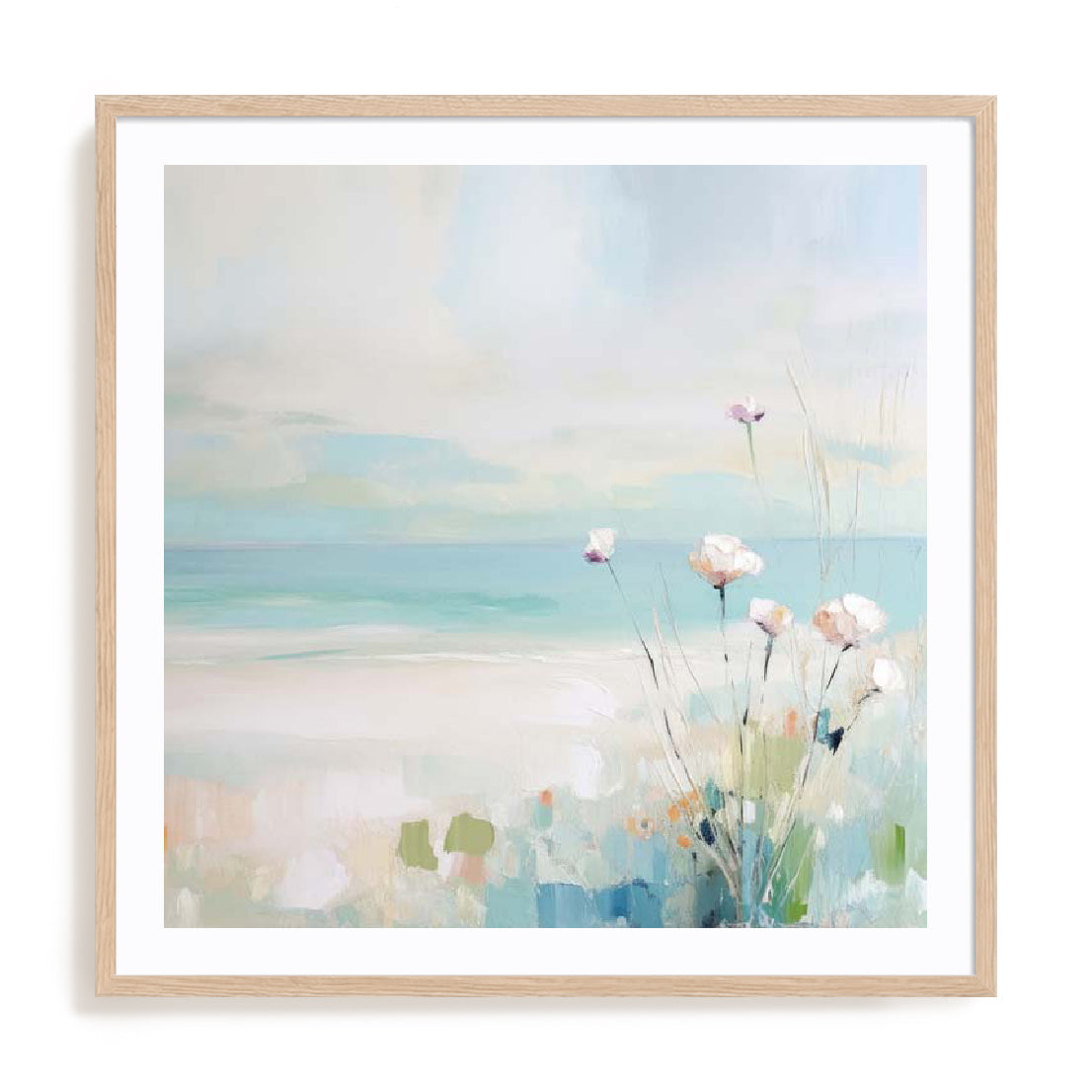 Blue Abstracted Waters I Wall Art