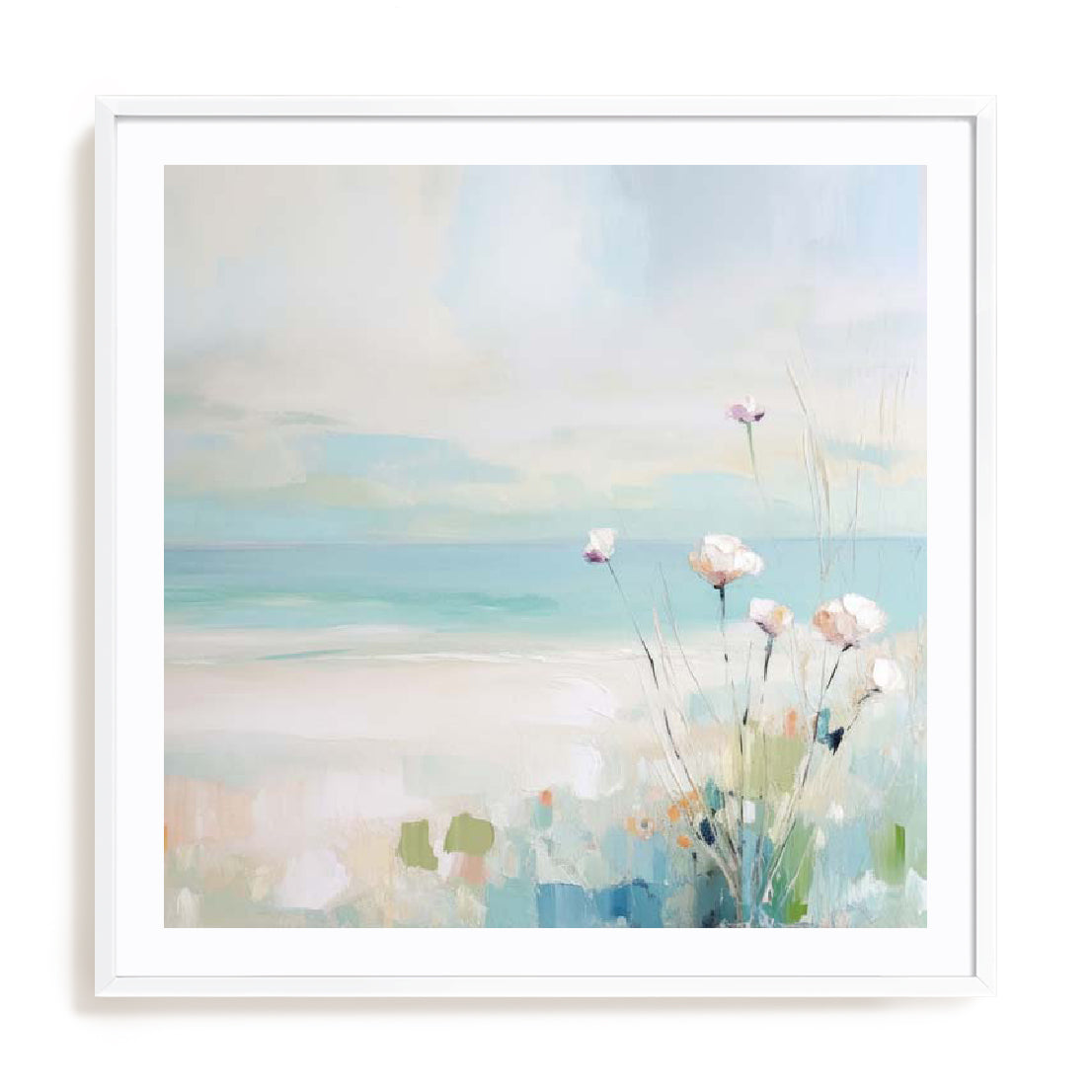 Blue Abstracted Waters I Wall Art