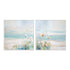 Blue Abstracted Waters I and II Wall Art