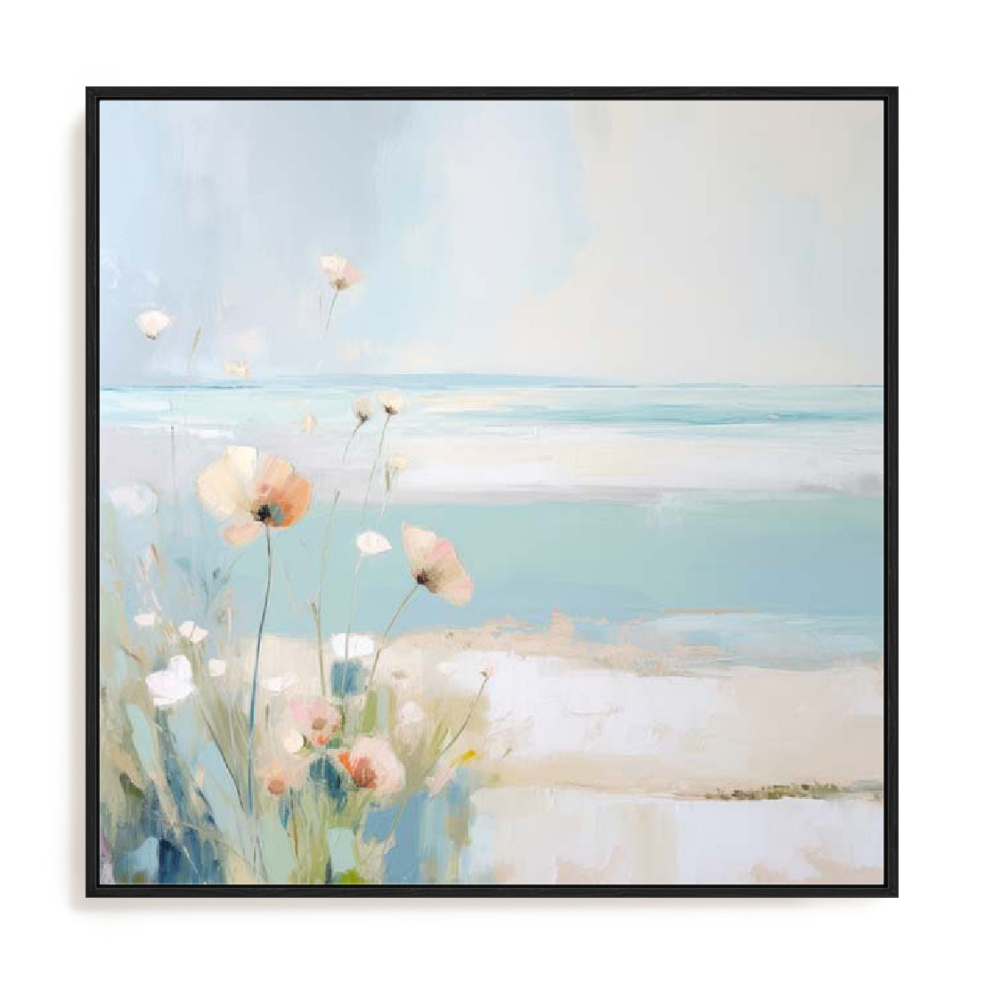 Blue Abstracted Waters II Wall Art