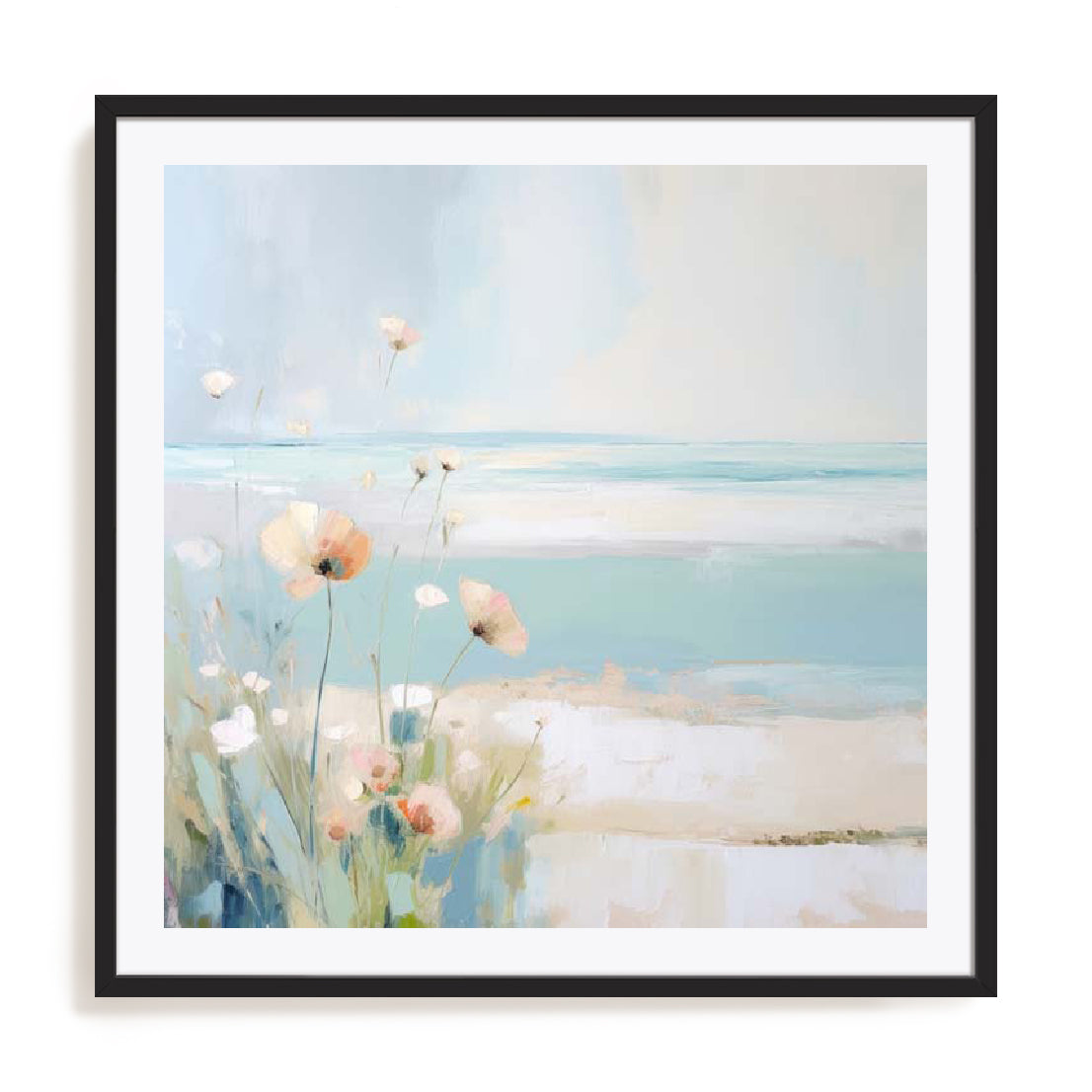 Blue Abstracted Waters II Wall Art