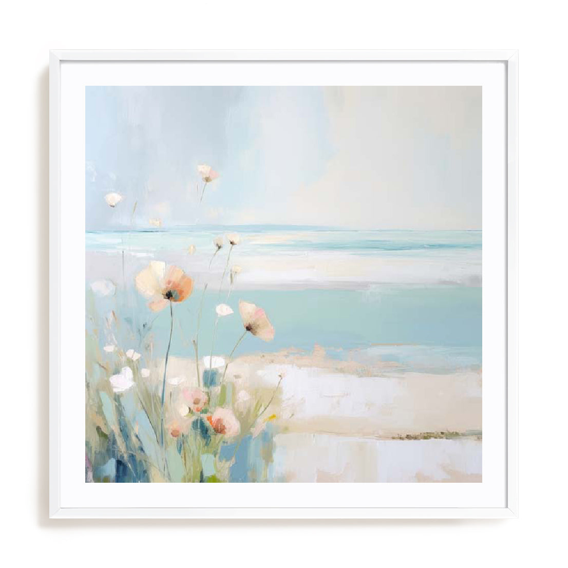 Blue Abstracted Waters II Wall Art