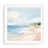 Ripple Symphony Wall Art #oran_white-white-border