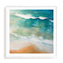 Calming Waves Wall Art #oran_white-white-border