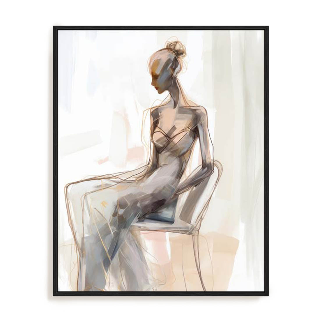 Sensual Silhouette I Wall Art