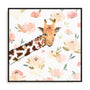 Floral Giraffe Wall Art