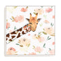 Floral Giraffe Wall Art