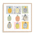 Nine Pineapples Wall Art #oran_natural-white-border