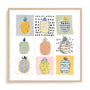 Nine Pineapples Wall Art